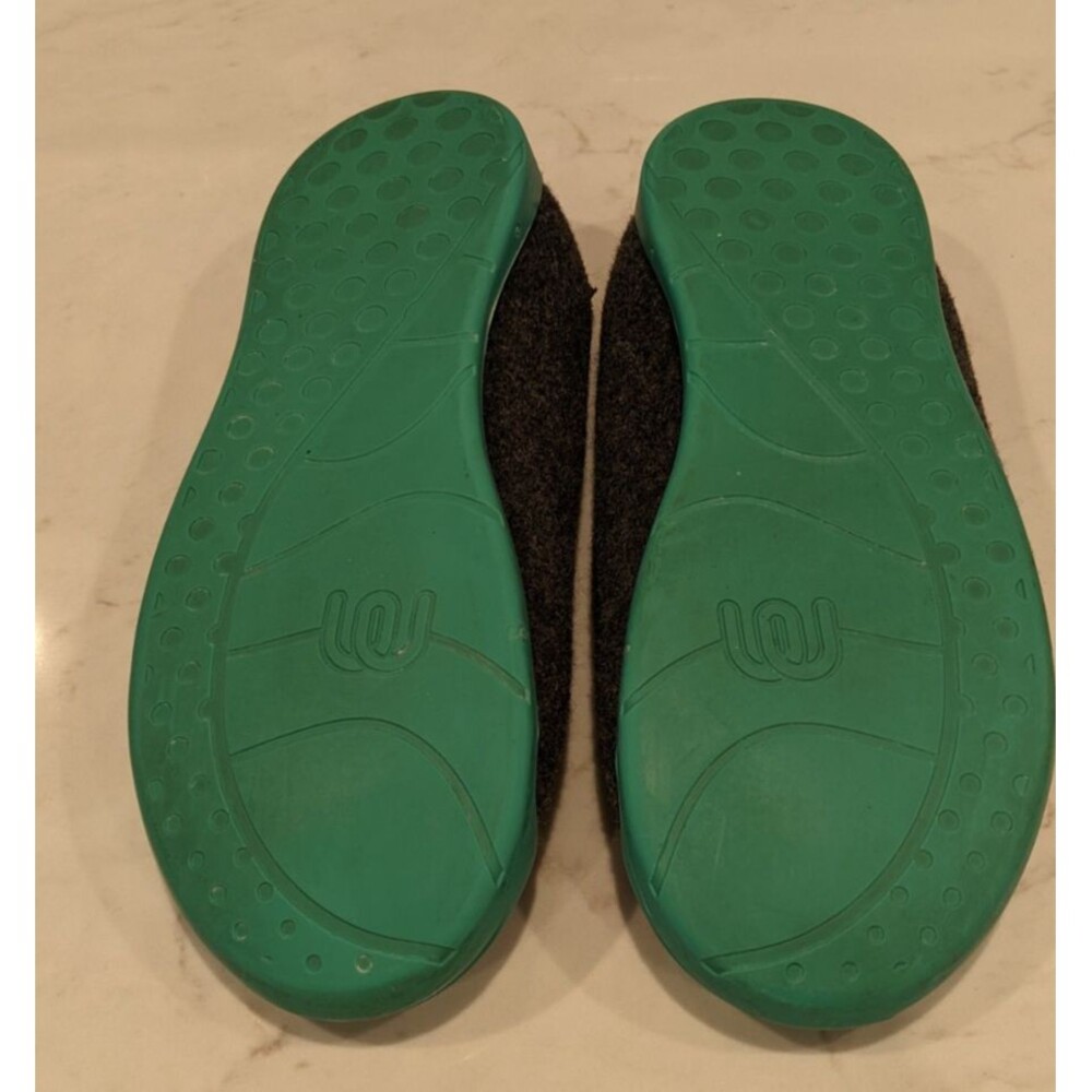Mahabis Classic Gray Felt Shearling Detachable Slipper Women Size 39/ US 8 - Picture 7 of 12
